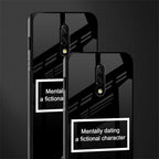 dating a fictional character black glass case for oneplus 7 image-2