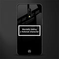 dating a fictional character black glass case for oneplus 7 image