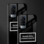 dating a fictional character black glass case for vivo x60 image-2