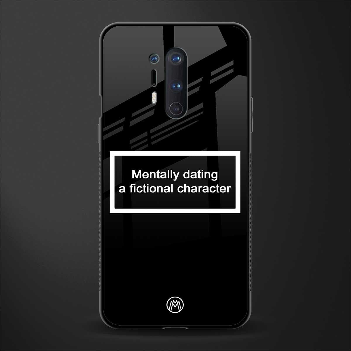 dating a fictional character black glass case for oneplus 8 pro image