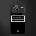 dating a fictional character black glass case for vivo x80 image