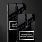 dating a fictional character black glass case for oneplus 8 image-2