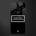 dating a fictional character black glass case for oneplus 8 image