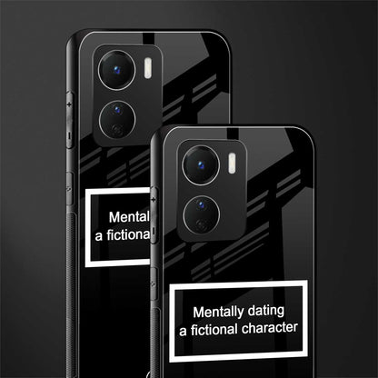 dating a fictional character black back phone cover | glass case for vivo y16