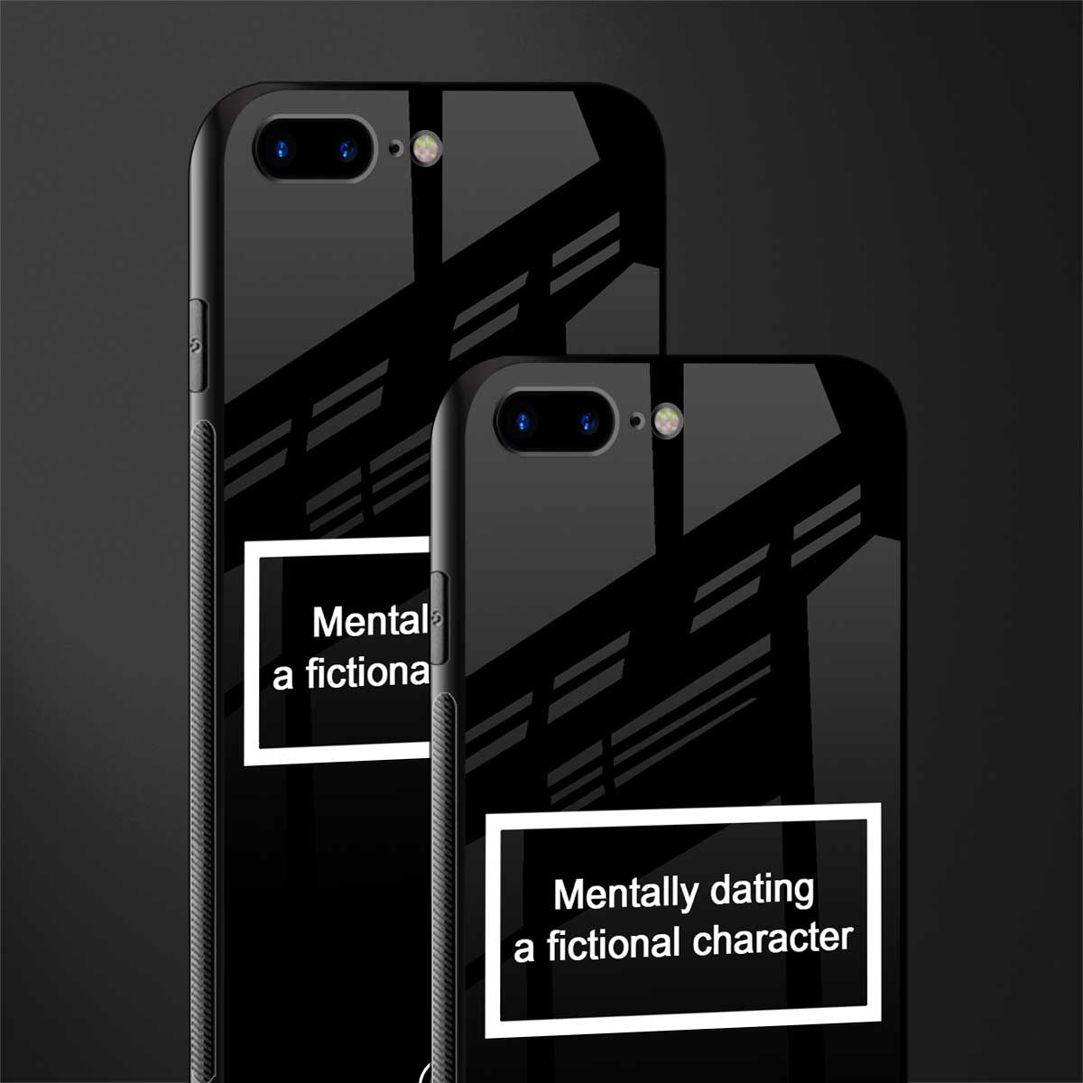dating a fictional character black glass case for iphone 7 plus image-2
