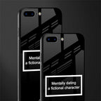 dating a fictional character black glass case for iphone 8 plus image-2