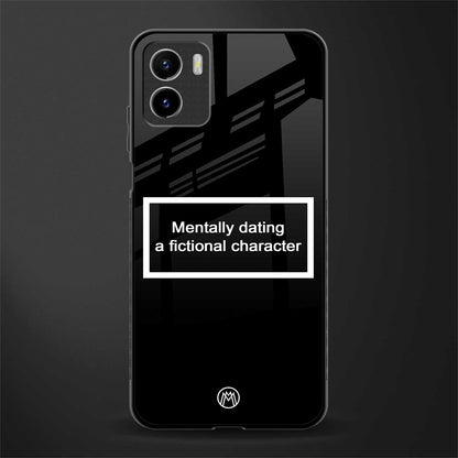 dating a fictional character black back phone cover | glass case for vivo y72