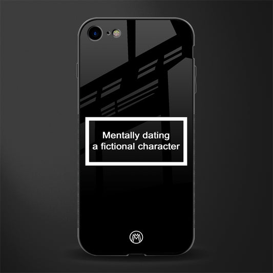 dating a fictional character black glass case for iphone se 2020 image