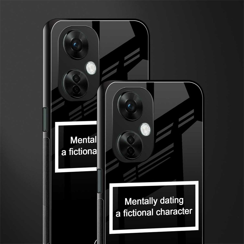 dating a fictional character black back phone cover | glass case for oneplus nord ce 3 lite