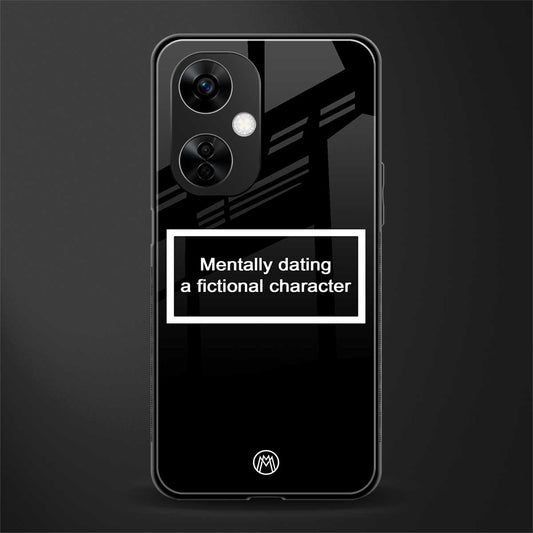 dating a fictional character black back phone cover | glass case for oneplus nord ce 3 lite