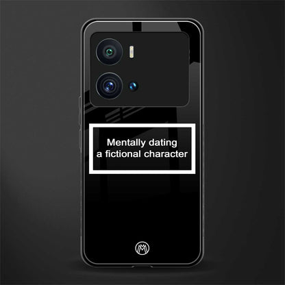 dating a fictional character black back phone cover | glass case for iQOO 9 Pro