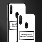 dating a fictional character white glass case for realme narzo 10a image-2