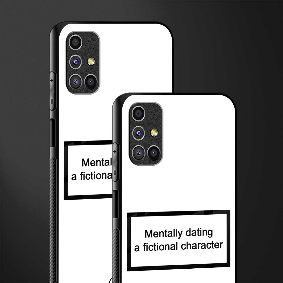 dating a fictional character white glass case for samsung galaxy m31s image-2