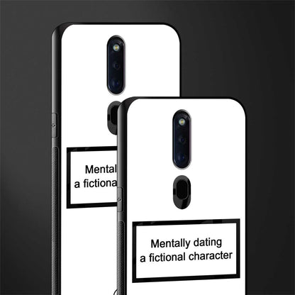 dating a fictional character white glass case for oppo f11 pro image-2
