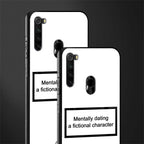 dating a fictional character white glass case for redmi note 8 image-2