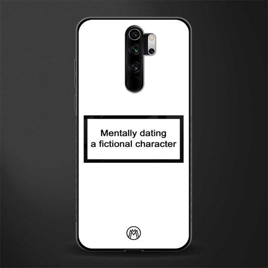 dating a fictional character white glass case for redmi note 8 pro image
