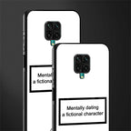 dating a fictional character white glass case for redmi note 9 pro image-2