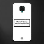 dating a fictional character white glass case for redmi note 9 pro image