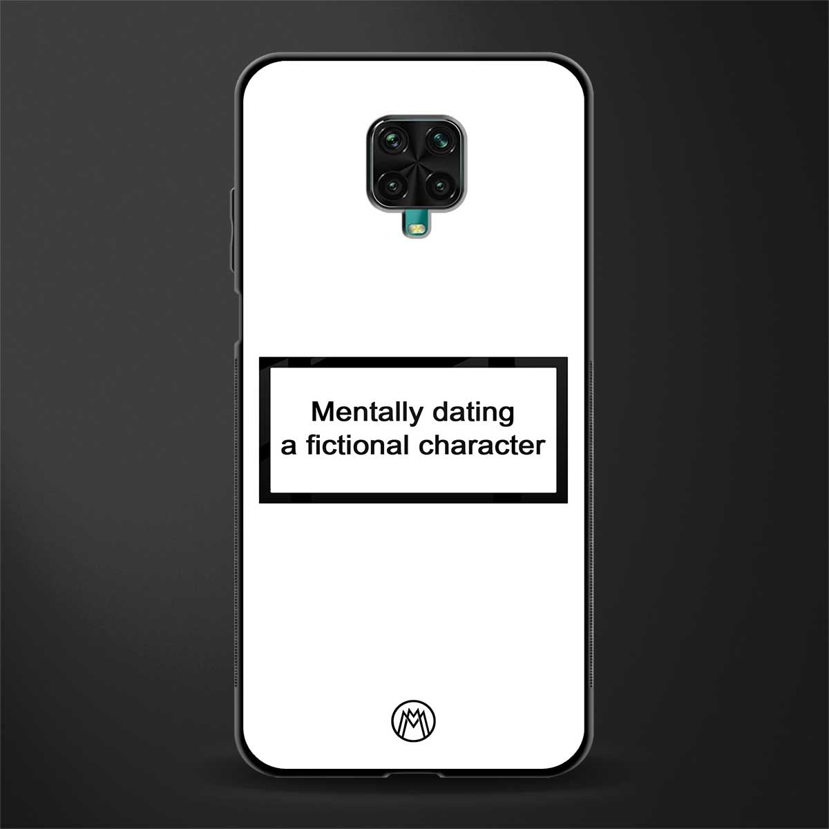 dating a fictional character white glass case for redmi note 9 pro image