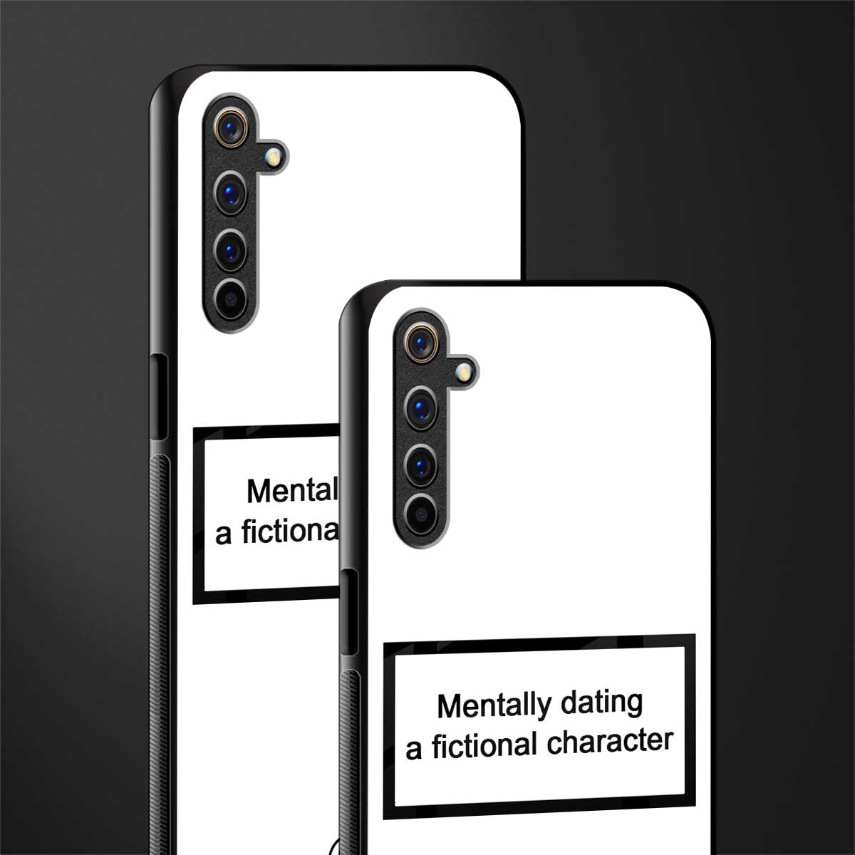 dating a fictional character white glass case for realme 6 image-2