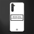 dating a fictional character white glass case for realme 6 pro image