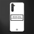 dating a fictional character white glass case for realme 6 image