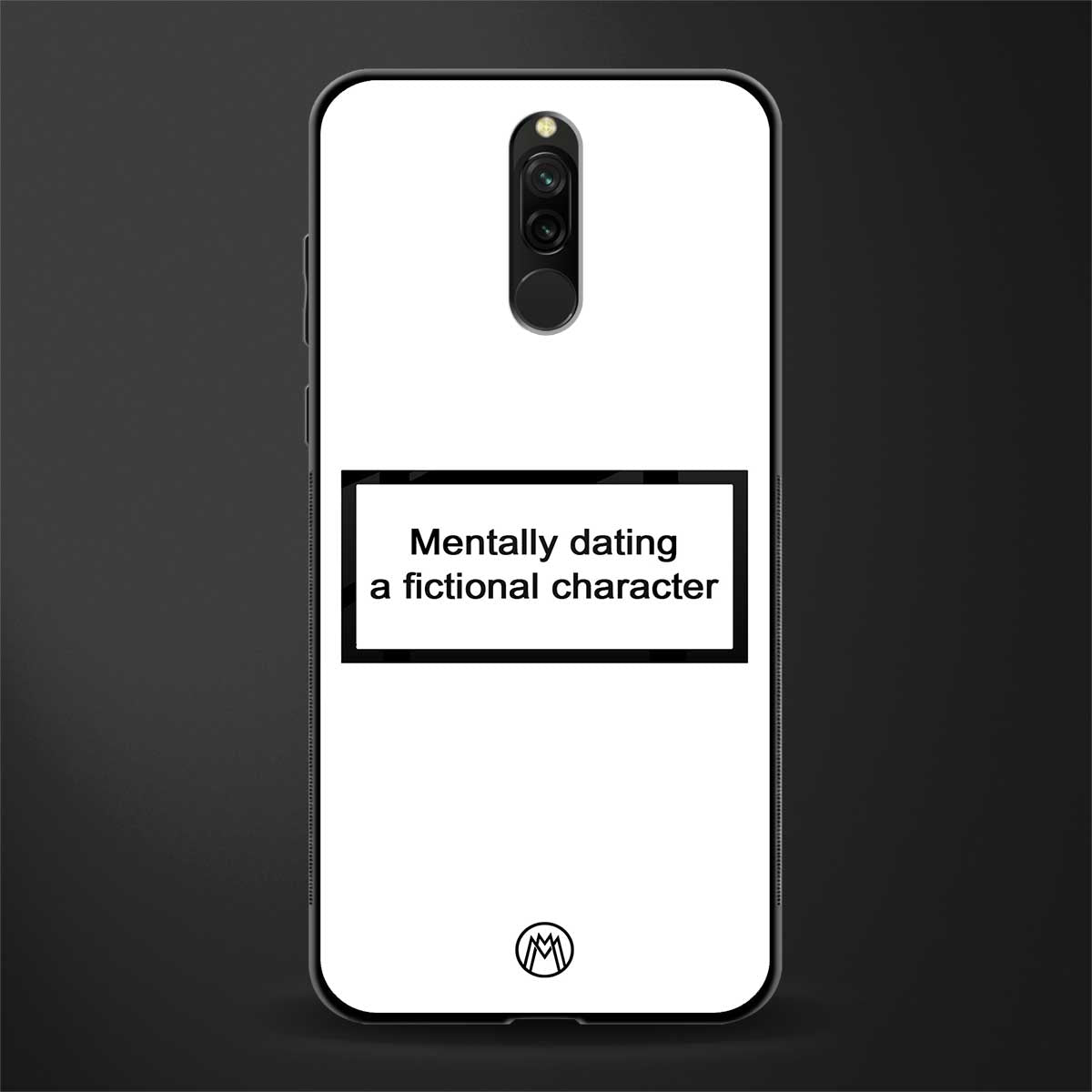 dating a fictional character white glass case for redmi 8 image