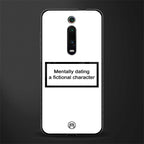 dating a fictional character white glass case for redmi k20 pro image