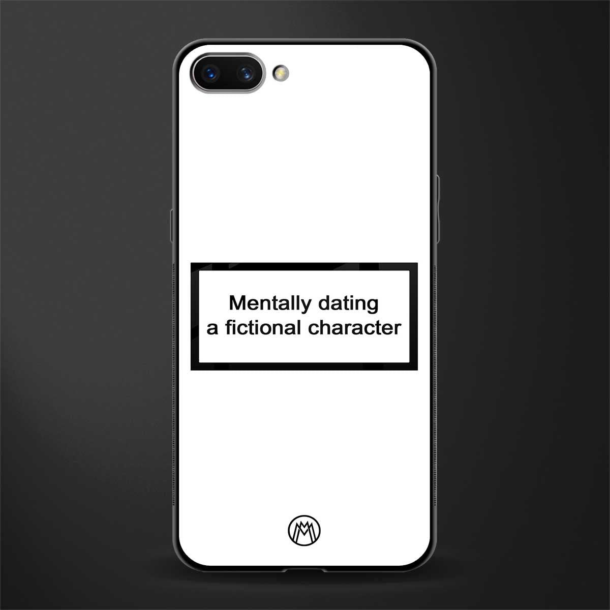 dating a fictional character white glass case for realme c1 image
