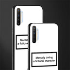 dating a fictional character white glass case for realme xt image-2