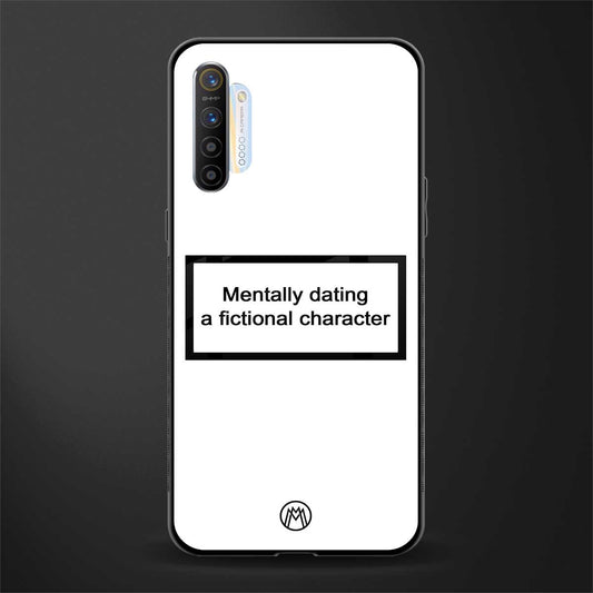 dating a fictional character white glass case for realme x2 image