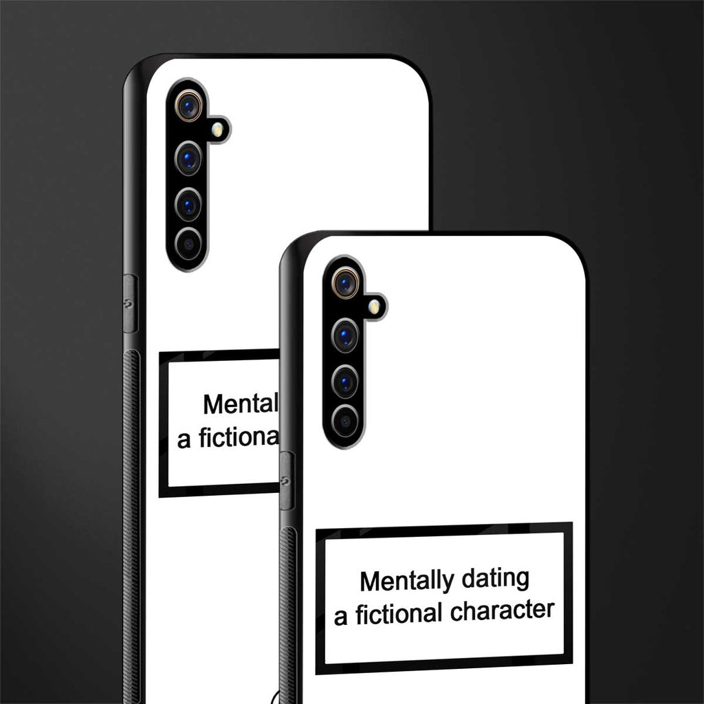 dating a fictional character white glass case for realme x50 pro image-2