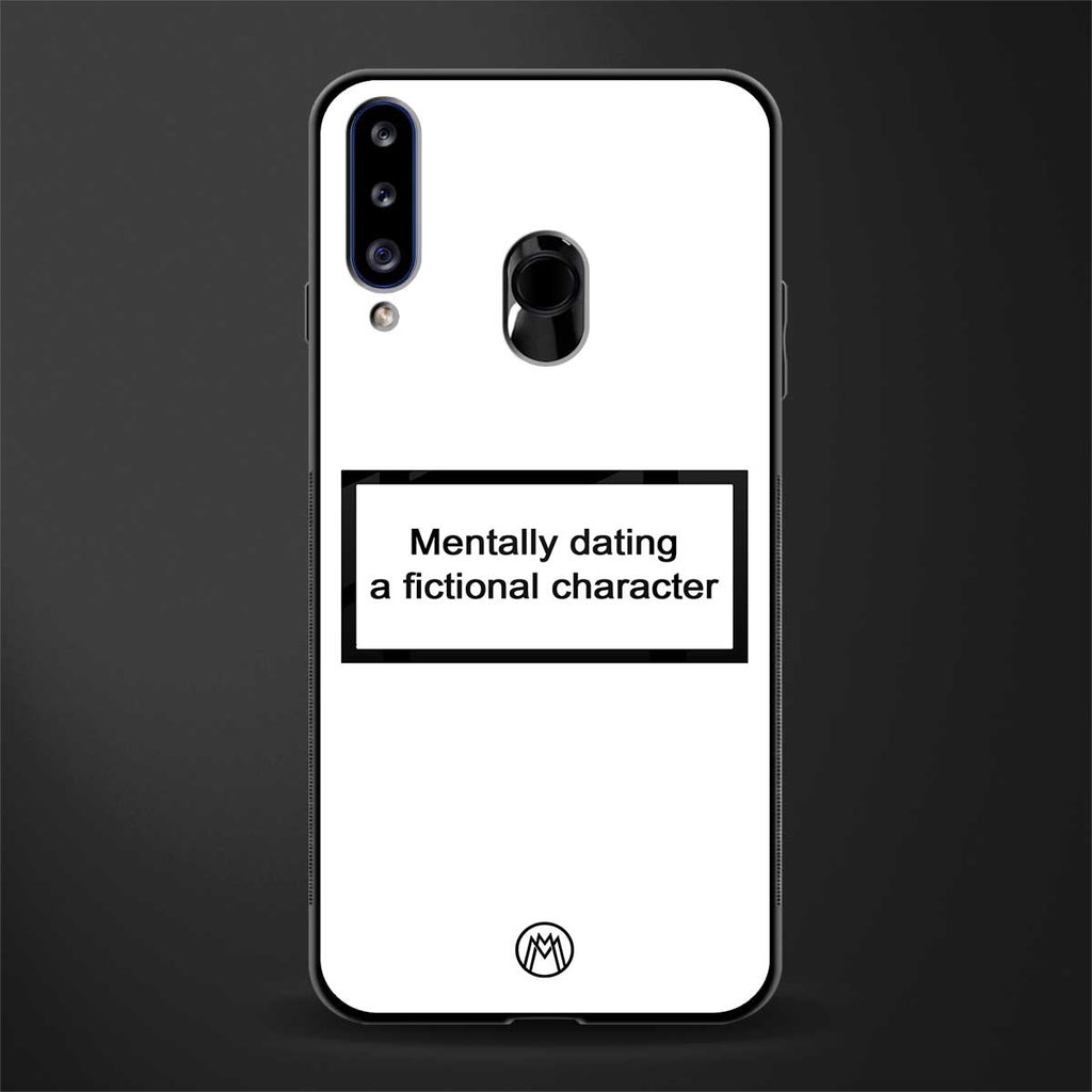 dating a fictional character white glass case for samsung galaxy a20s image