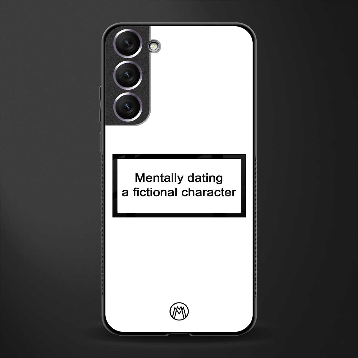 dating a fictional character white glass case for samsung galaxy s21 fe 5g image