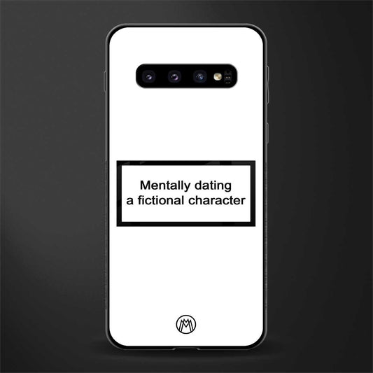 dating a fictional character white glass case for samsung galaxy s10 plus image