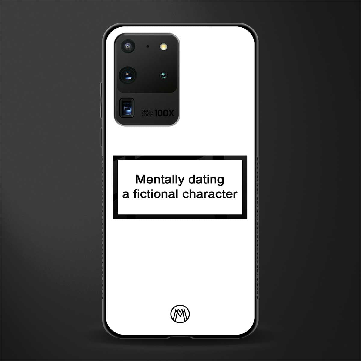 dating a fictional character white glass case for samsung galaxy s20 ultra image