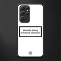 dating a fictional character white glass case for samsung galaxy s22 ultra 5g image