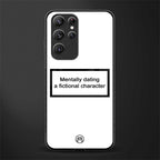 dating a fictional character white glass case for samsung galaxy s21 ultra image