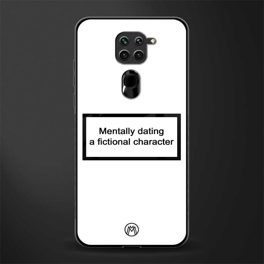 dating a fictional character white glass case for redmi note 9 image