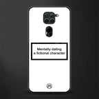 dating a fictional character white glass case for redmi note 9 image