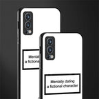 dating a fictional character white glass case for oneplus nord 2 5g image-2