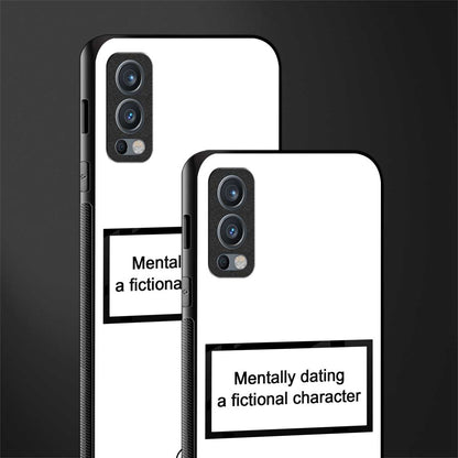 dating a fictional character white glass case for oneplus nord 2 5g image-2