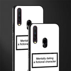 dating a fictional character white glass case for vivo y17 image-2