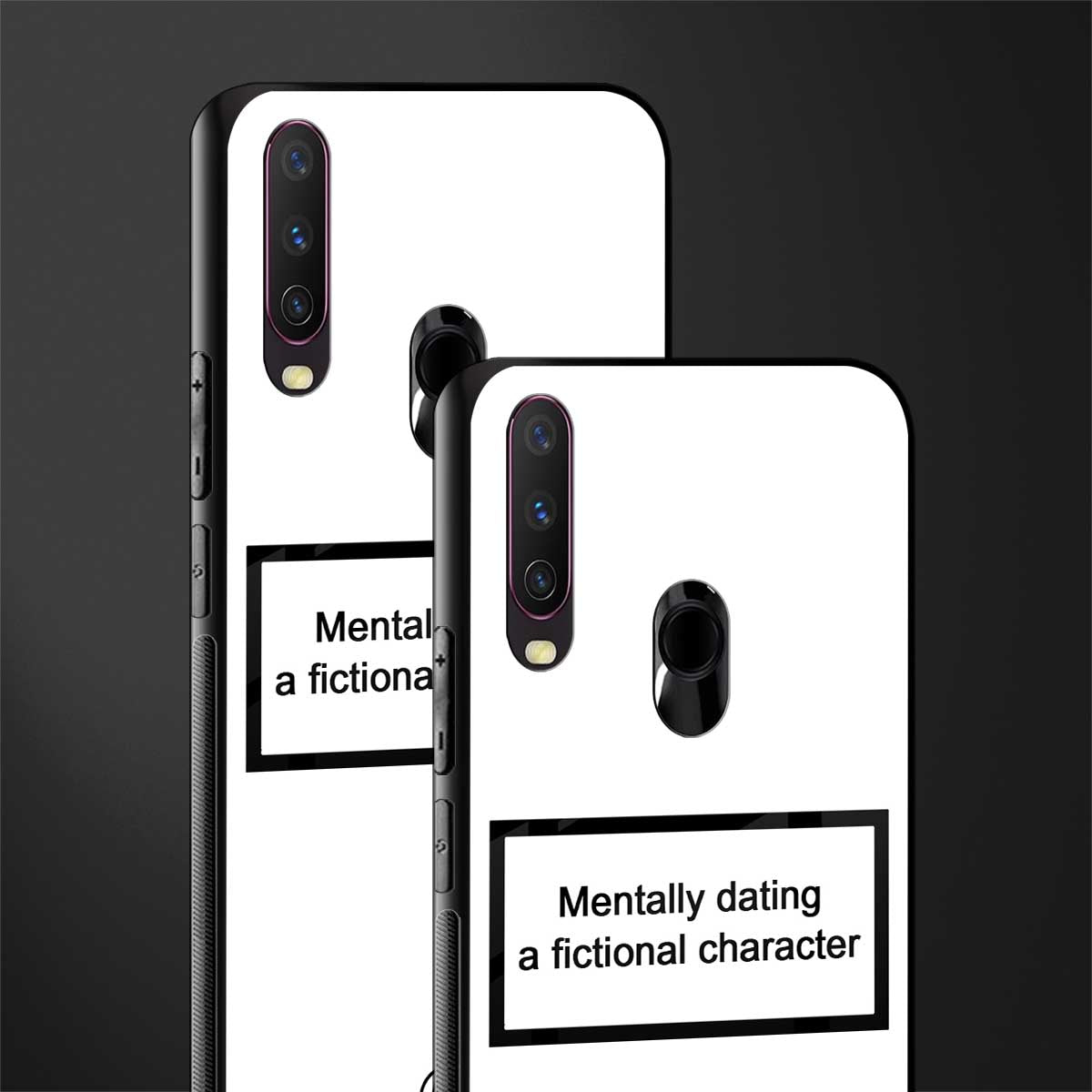 dating a fictional character white glass case for vivo y17 image-2
