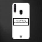dating a fictional character white glass case for vivo y17 image