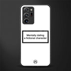 dating a fictional character white glass case for samsung galaxy note 20 ultra 5g image