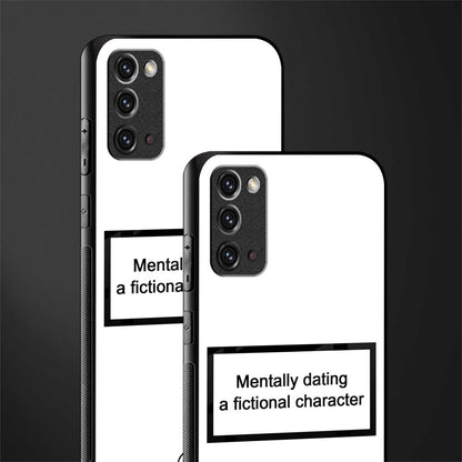dating a fictional character white glass case for samsung galaxy note 20 image-2
