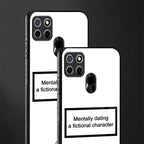 dating a fictional character white glass case for realme narzo 30a image-2