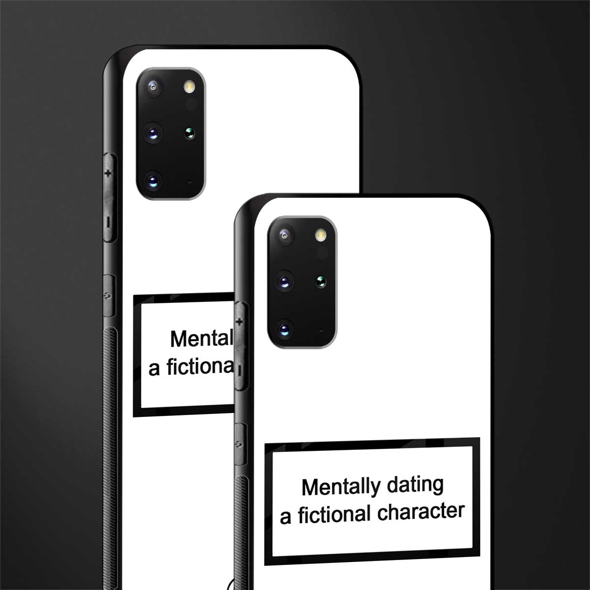 dating a fictional character white glass case for samsung galaxy s20 plus image-2
