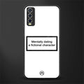 dating a fictional character white glass case for vivo y20i vivo y20t image